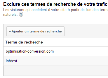 google-universal-analytics-exclusion-terme-search-optimisation-conversion