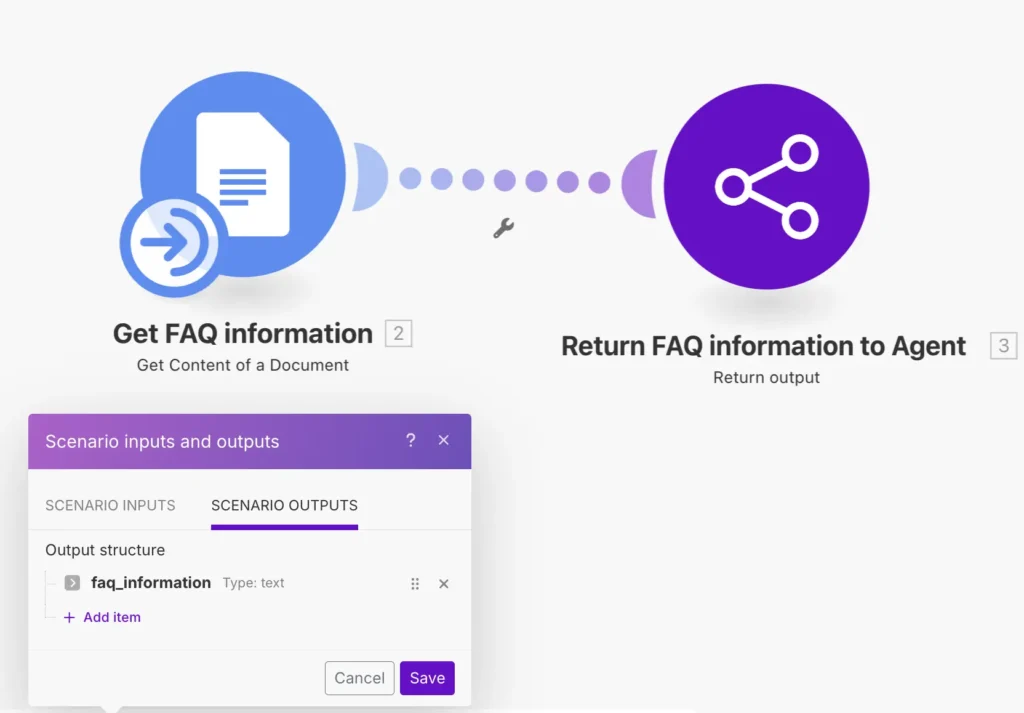 workflow-get-faq-agent-ia-make--formations-analytics