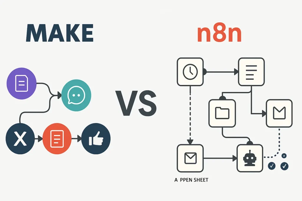 Make VS n8n - quel plateforme automatisation choisir en 2026 Make ou n8n, telle est la question ?