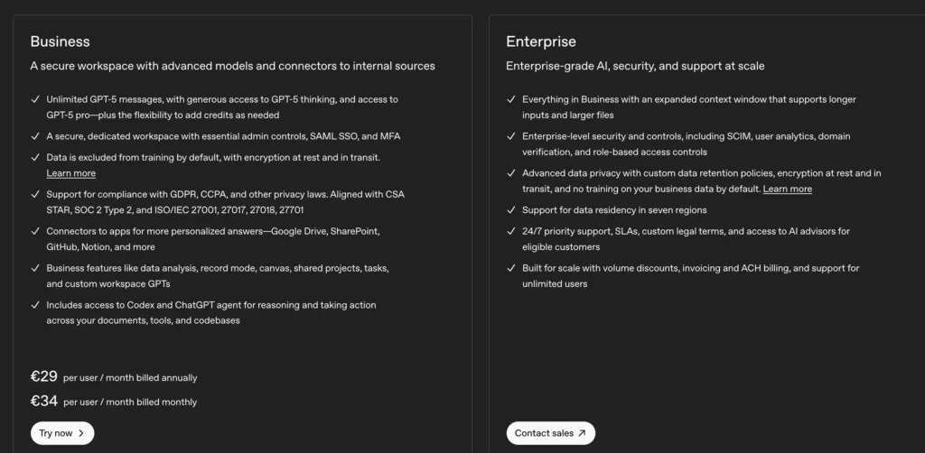 Quel plan ChatGPT choisir pour son entreprise ui princing Quel plan ChatGPT choisir pour son entreprise ?