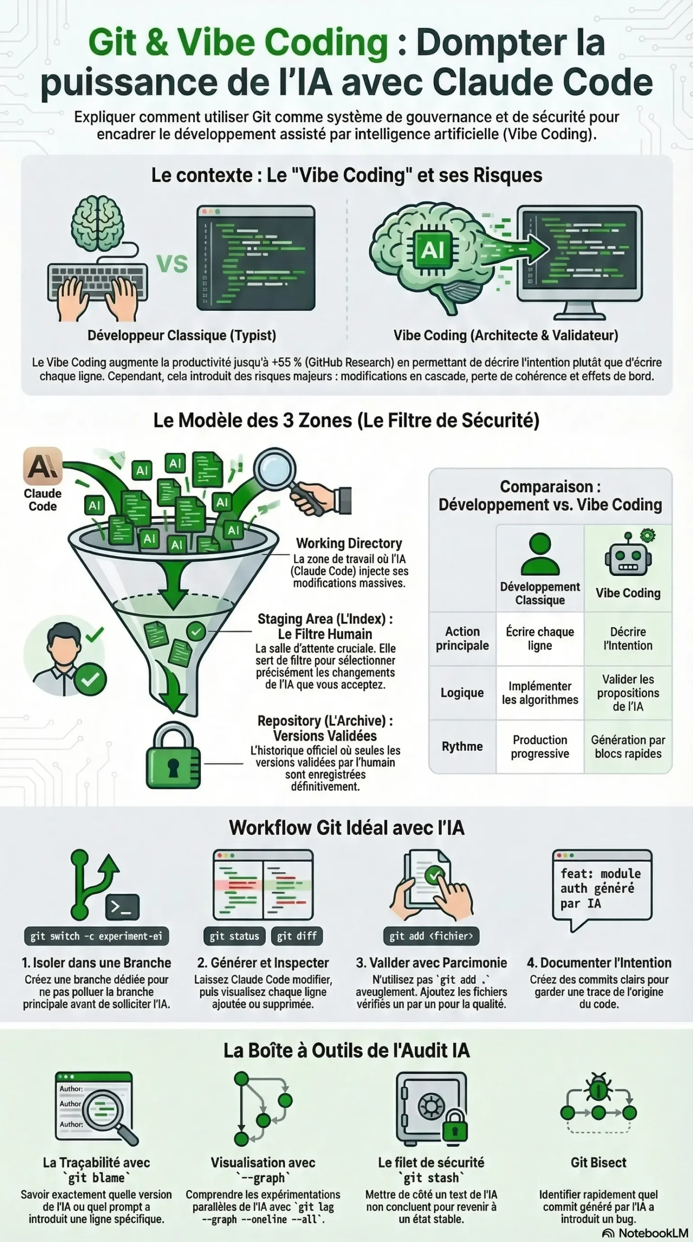 Guide Git Vibe Coding avec Claude Code