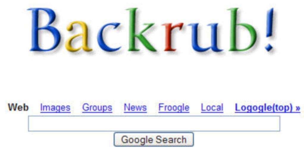 ui-backrub-1996 Histoire de Google : les dates clés à connaître