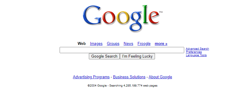 google-2004 Histoire de Google : les dates clés à connaître