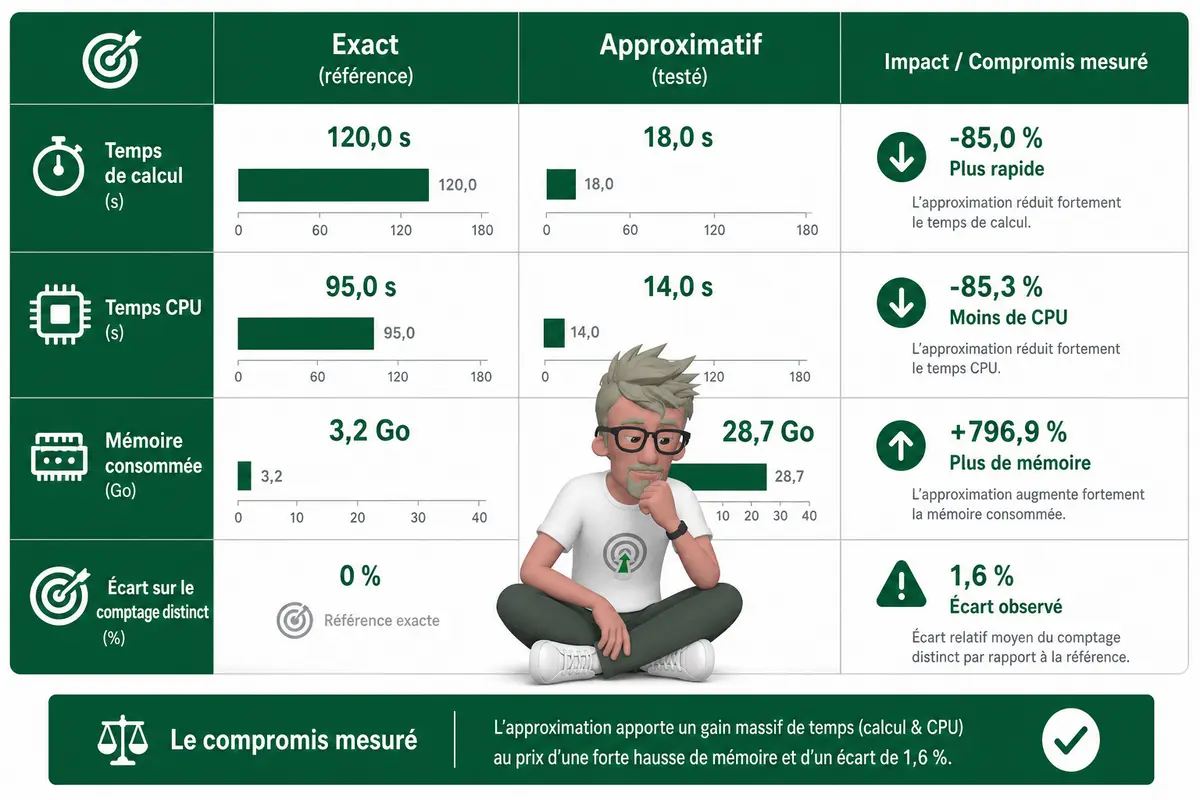 Le comptage distinct approximatif Power BI est-il fiable ? Le comptage distinct approximatif Power BI est-il fiable ?