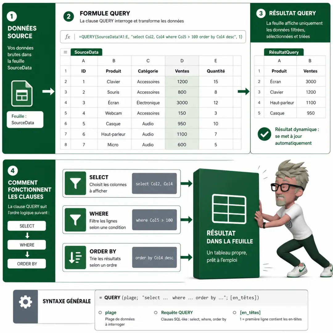 Comment maîtriser QUERY dans Google Sheets ? Comment maîtriser QUERY dans Google Sheets ?