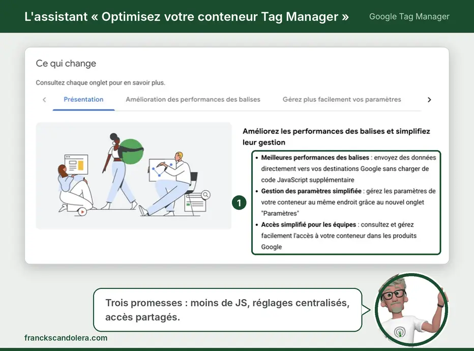 gtm-destinations-03-assistant Guide sur la fusion de GTM et de la balise Google
