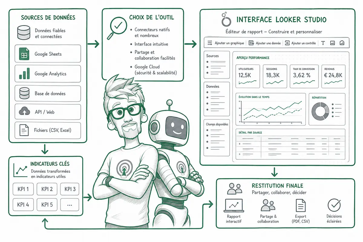Comment pr&eacute;parer un brief Looker Studio efficace ?