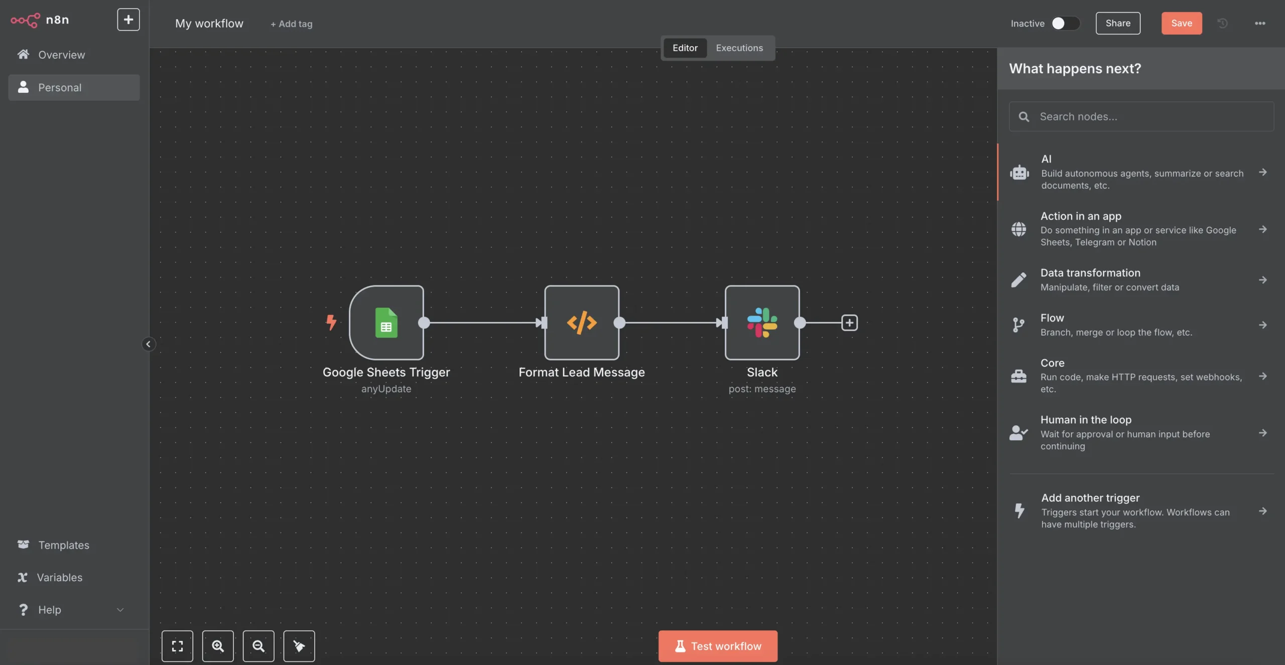 Comment r&eacute;ussir son n8n workflow versioning ?